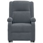 Sillón de masaje elevable terciopelo gris oscuro by , Electric massage chairs - Ref: Foro24-3124837, Price: 284,12 €, Discoun...
