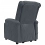 Sillón de masaje elevable terciopelo gris oscuro by , Electric massage chairs - Ref: Foro24-3124837, Price: 284,12 €, Discoun...