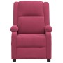 Sillón de masaje eléctrico terciopelo rojo tinto | Foro24.es | Tu tienda online para hogar, jardín y más Foro24.es