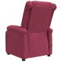 Sillón de masaje eléctrico terciopelo rojo tinto | Foro24.es | Tu tienda online para hogar, jardín y más Foro24.es