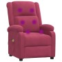 Sillón de masaje eléctrico terciopelo rojo tinto | Foro24.es | Tu tienda online para hogar, jardín y más Foro24.es