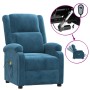 Sillón de masaje eléctrico terciopelo azul de , Sillones de masaje eléctricos - Ref: Foro24-3098414, Precio: 327,47 €, Descue...