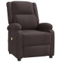 Sillón de masaje de tela marrón oscuro de , Sillones de masaje eléctricos - Ref: Foro24-342431, Precio: 265,06 €, Descuento: %