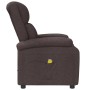 Sillón de masaje de tela marrón oscuro de , Sillones de masaje eléctricos - Ref: Foro24-342431, Precio: 265,06 €, Descuento: %