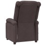 Sillón de masaje de tela marrón oscuro de , Sillones de masaje eléctricos - Ref: Foro24-342431, Precio: 265,06 €, Descuento: %