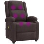 Sillón de masaje de tela marrón oscuro de , Sillones de masaje eléctricos - Ref: Foro24-342431, Precio: 265,06 €, Descuento: %
