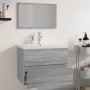 Set de muebles de baño madera contrachapada gris Sonoma von , Badezimmermöbel - Ref: Foro24-3152877, Preis: 234,22 €, Rabatt: %