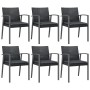 Juego comedor jardín 7 piezas y cojines ratán sintético y acero von , Gartensets - Ref: Foro24-3186992, Preis: 561,89 €, Raba...