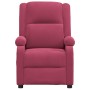 Sillón reclinable de terciopelo rojo tinto by , Armchairs - Ref: Foro24-342404, Price: 184,27 €, Discount: %