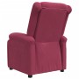 Sillón reclinable de terciopelo rojo tinto by , Armchairs - Ref: Foro24-342404, Price: 184,27 €, Discount: %