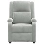 Sillón de masaje de terciopelo gris claro de , Sillones de masaje eléctricos - Ref: Foro24-342410, Precio: 221,91 €, Descuent...