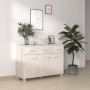 Aparador HAMAR madera maciza de pino blanco 113x40x80 cm | Foro24.es | Tu tienda online para hogar, jardín y más Foro24.es