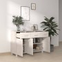 Aparador HAMAR madera maciza de pino blanco 113x40x80 cm | Foro24.es | Tu tienda online para hogar, jardín y más Foro24.es