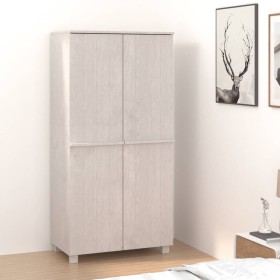 Armario HAMAR madera maciza de pino blanco 89x50x180 cm von , Kleiderschränke - Ref: Foro24-340481, Preis: 261,01 €, Rabatt: %