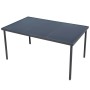 Juego de comedor de jardín 7 piezas de acero negro de , Conjuntos de jardín - Ref: Foro24-43309, Precio: 440,08 €, Descuento:...