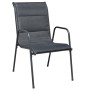 Juego de comedor de jardín 7 piezas de acero negro de , Conjuntos de jardín - Ref: Foro24-43309, Precio: 440,08 €, Descuento:...