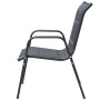 Juego de comedor de jardín 7 piezas de acero negro de , Conjuntos de jardín - Ref: Foro24-43309, Precio: 440,08 €, Descuento:...