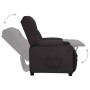 Sillón reclinable de cuero sintético negro de , Sillones - Ref: Foro24-339068, Precio: 209,11 €, Descuento: -5%%