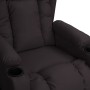 Sillón reclinable de cuero sintético negro de , Sillones - Ref: Foro24-339068, Precio: 209,11 €, Descuento: -5%%