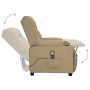 Sillón de masaje de cuero sintético color capuchino de , Sillones de masaje eléctricos - Ref: Foro24-339077, Precio: 227,04 €...