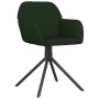 Sillas de comedor giratorias 2 unidades terciopelo verde oscuro de , Sillas de comedor - Ref: Foro24-344742, Precio: 133,00 €...