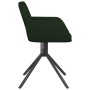 Sillas de comedor giratorias 2 unidades terciopelo verde oscuro de , Sillas de comedor - Ref: Foro24-344742, Precio: 133,00 €...