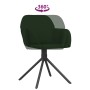 Sillas de comedor giratorias 2 unidades terciopelo verde oscuro de , Sillas de comedor - Ref: Foro24-344742, Precio: 133,00 €...