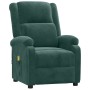 Sillón de masaje de terciopelo verde oscuro von , Elektrische Massagesessel - Ref: Foro24-342412, Preis: 221,94 €, Rabatt: %