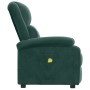 Sillón de masaje de terciopelo verde oscuro von , Elektrische Massagesessel - Ref: Foro24-342412, Preis: 221,94 €, Rabatt: %
