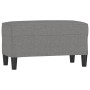 Banco de tela gris oscuro 70x35x41 cm | Foro24.es | Tu tienda online para hogar, jardín y más Foro24.es