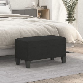 Banco de tela negro 70x35x41 cm de , Bancos - Ref: Foro24-349435, Precio: 50,26 €, Descuento: %