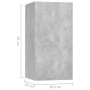 Set muebles de salón TV 8 pzas madera ingeniería gris hormigón von , TV-Möbel - Ref: Foro24-3079124, Preis: 218,71 €, Rabatt: %
