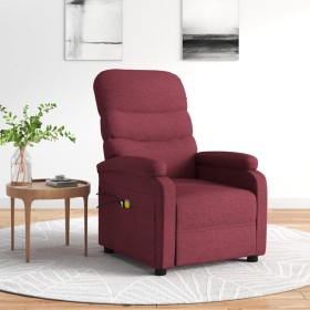 Sillón de masaje eléctrico tela rojo tinto de , Sillones de masaje eléctricos - Ref: Foro24-3073697, Precio: 278,26 €, Descue...