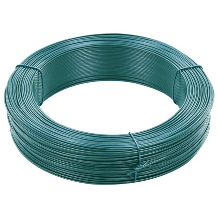 Alambre de atar vallas acero verde ennegrecido 250 m 0,9/1,4 mm by , Accessories for gates and fences - Ref: Foro24-144474, P...
