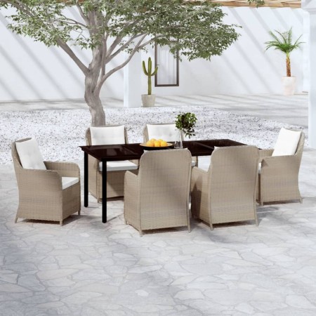 Juego de comedor de jardín 7 piezas marrón von , Gartensets - Ref: Foro24-3099557, Preis: 1,00 €, Rabatt: %