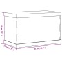 Caja de exposición acrílico transparente 31x17x19 cm