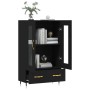Aparador alto madera de ingeniería negro 69,5x31x115 cm de , Aparadores - Ref: Foro24-828277, Precio: 109,29 €, Descuento: -5%%