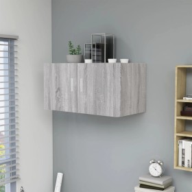 Armario de pared madera de ingeniería gris Sonoma 80x39x40 cm by , Shelves and shelves - Ref: Foro24-815514, Price: 60,35 €, ...