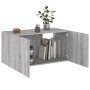 Armario de pared madera de ingeniería gris Sonoma 80x39x40 cm by , Shelves and shelves - Ref: Foro24-815514, Price: 60,35 €, ...