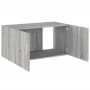 Armario de pared madera de ingeniería gris Sonoma 80x39x40 cm by , Shelves and shelves - Ref: Foro24-815514, Price: 60,35 €, ...