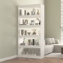 Estantería/divisor de espacios madera pino blanco 80x30x167,4cm by , Bookcases and shelves - Ref: Foro24-808199, Price: 108,0...
