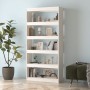 Estantería/divisor de espacios madera pino blanco 80x30x167,4cm by , Bookcases and shelves - Ref: Foro24-808199, Price: 108,0...