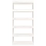 Estantería/divisor de espacios madera pino blanco 80x30x167,4cm by , Bookcases and shelves - Ref: Foro24-808199, Price: 108,0...