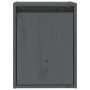 Armario de pared de madera maciza de pino gris 30x30x40 cm by , Shelves and shelves - Ref: Foro24-813479, Price: 27,62 €, Dis...