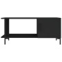 Mesa de centro madera contrachapada negro 90x50x40 cm de , Mesas de centro - Ref: Foro24-829493, Precio: 49,04 €, Descuento: ...