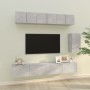 Set de muebles de TV 6 pzas madera contrachapada gris hormigón von , TV-Möbel - Ref: Foro24-3114617, Preis: 196,03 €, Rabatt: %