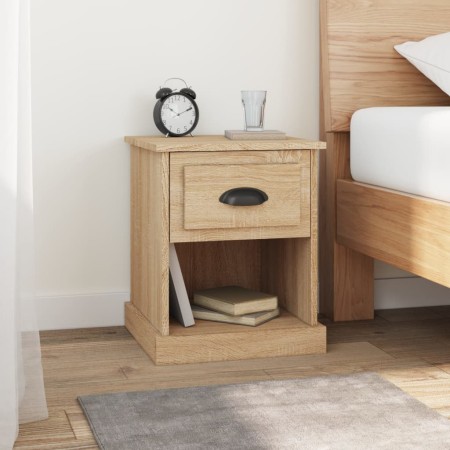 Mesita de noche madera contrachapada roble Sonoma 39x39x47,5 cm by , Nightstands - Ref: Foro24-816134, Price: 45,82 €, Discou...