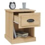 Mesita de noche madera contrachapada roble Sonoma 39x39x47,5 cm by , Nightstands - Ref: Foro24-816134, Price: 45,82 €, Discou...