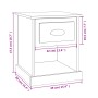 Mesita de noche madera contrachapada roble Sonoma 39x39x47,5 cm by , Nightstands - Ref: Foro24-816134, Price: 45,82 €, Discou...