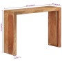 Mesa consola madera maciza de acacia 110x30x76 cm von , Seitentische - Ref: Foro24-351650, Preis: 156,32 €, Rabatt: %